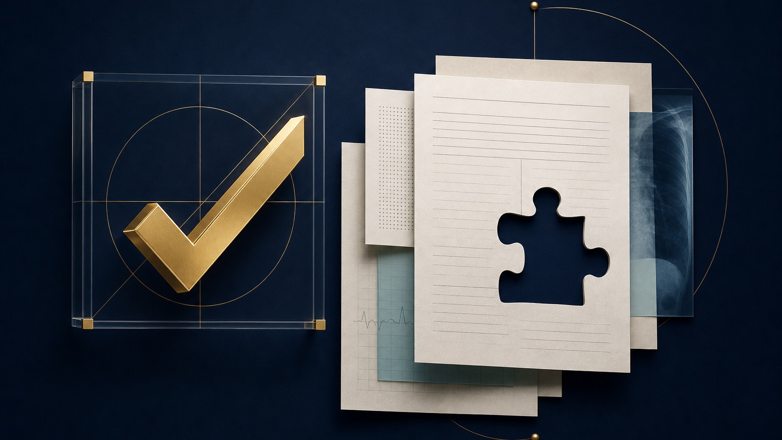 Structured answers and incomplete clinical evidence